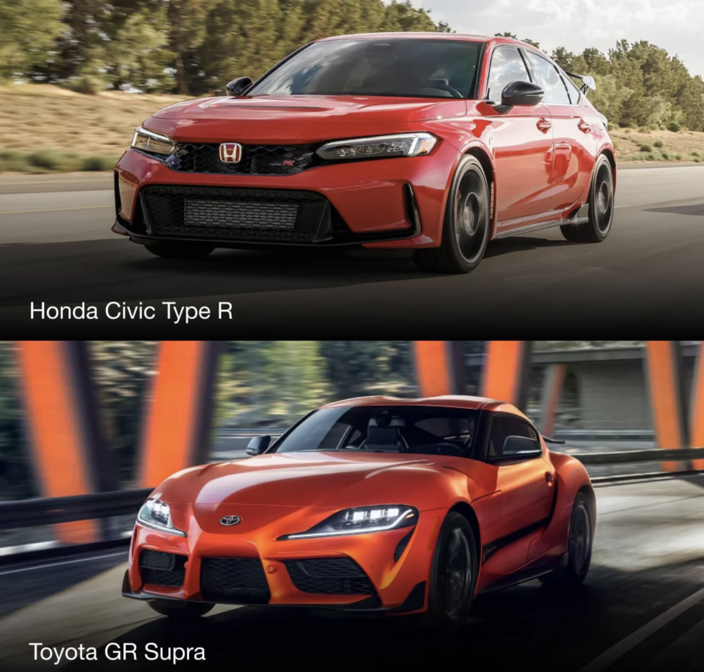 civic and supra racing 